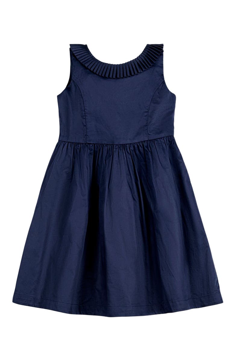 Hope & Henry Baby Girls' Pleated Collar Party Dress, Infant, Main, color, 