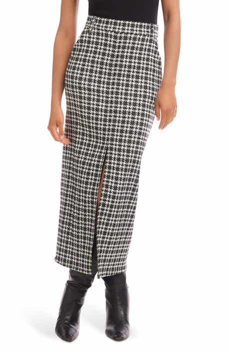 Elyce Front Slit Midi Skirt
