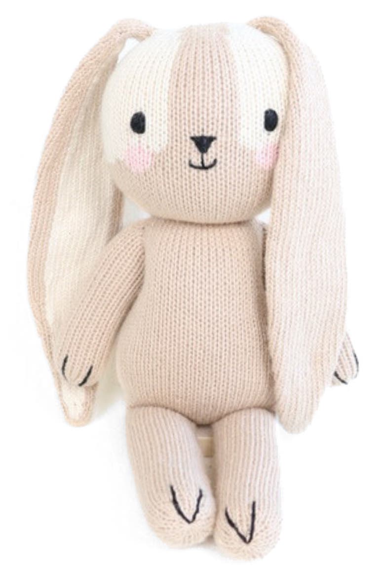 Bunny Cotton Stuffed Animal, Main, color, BEIGE