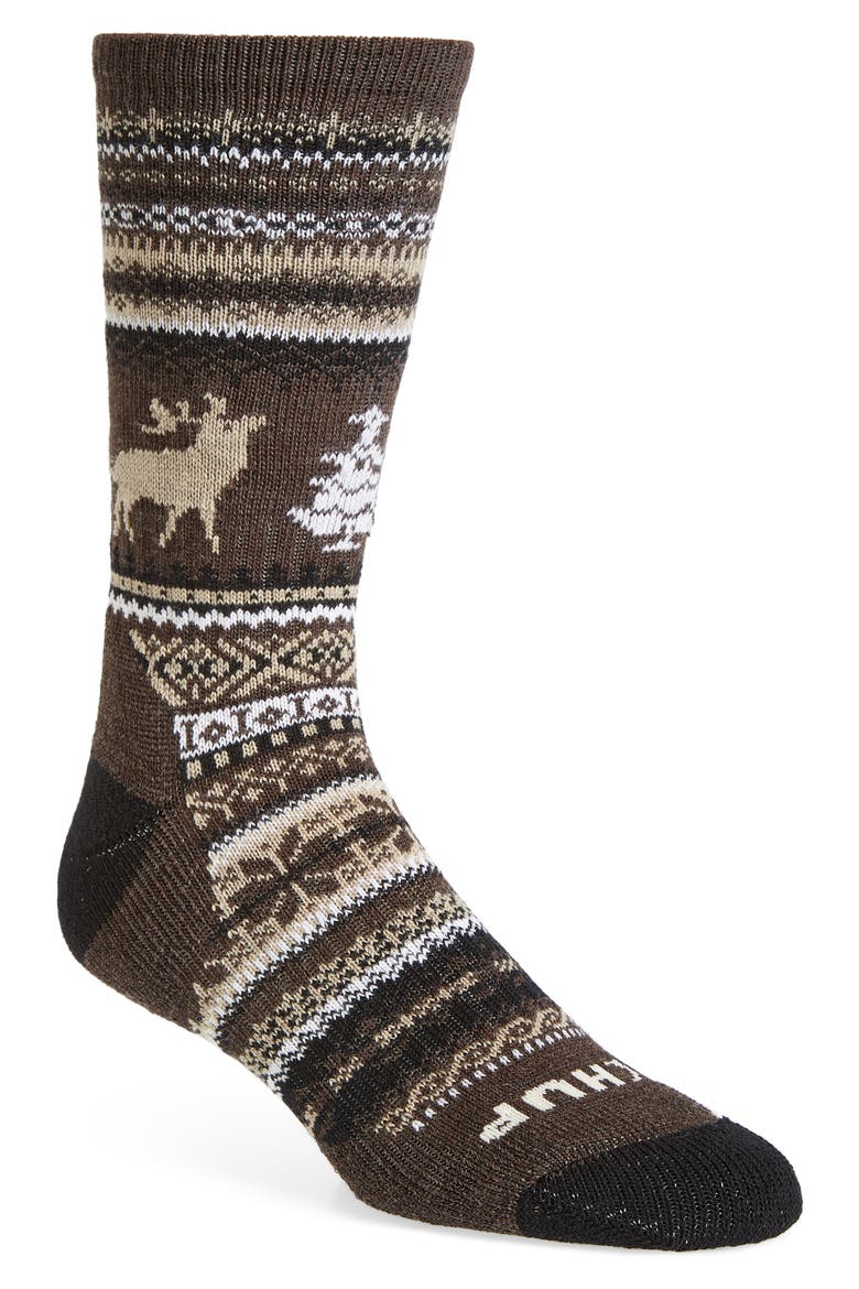 Premium CHUP Polar View Socks, Main, color, CHESTNUT