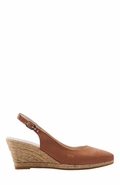 Palomera Canvas Espadrille Wedges