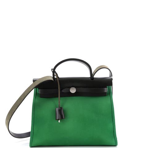 Herbag Zip Leather and Toile 31