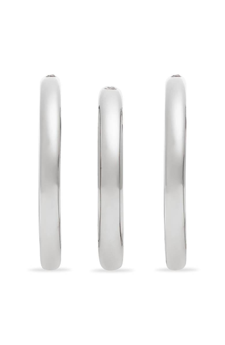 Nordstrom Demi Fine Set of 3 Skinny Band Rings, Alternate, color, 