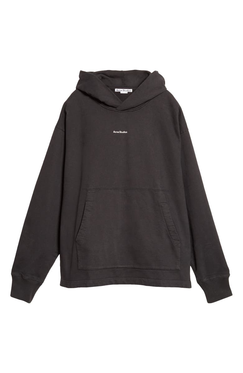 Acne Studios Logo Oversize Hoodie, Alternate, color, 