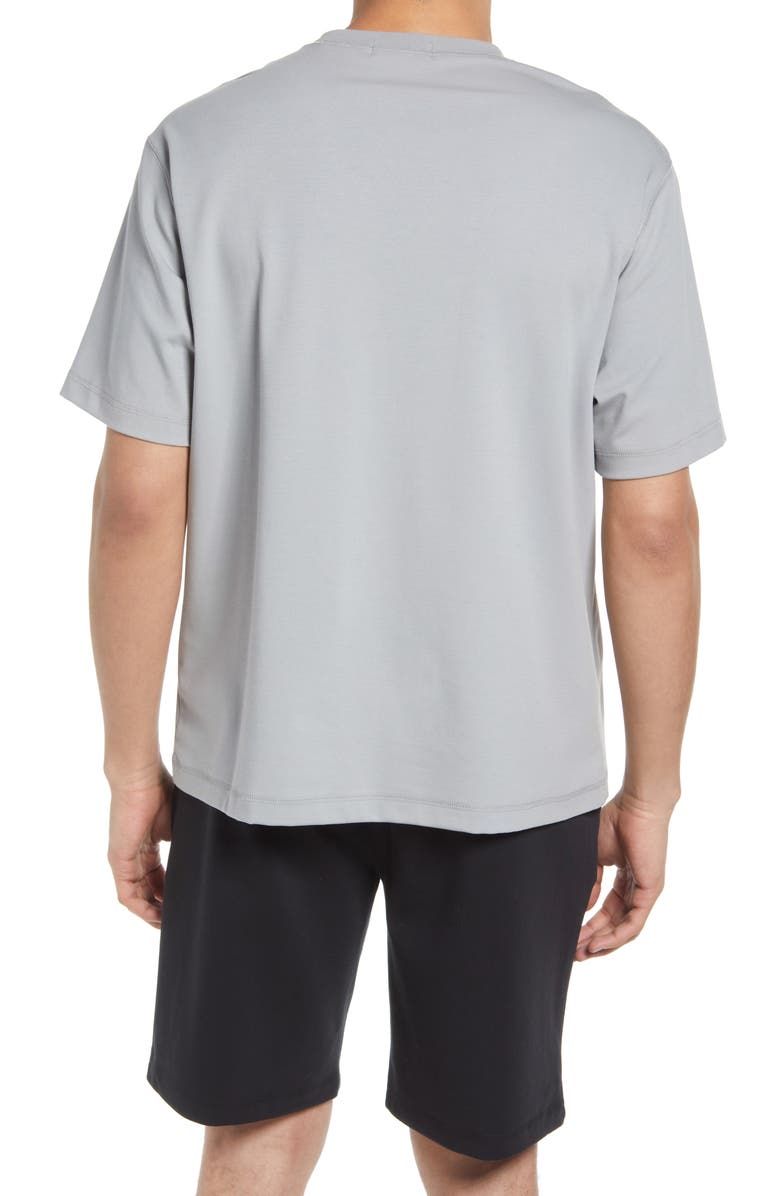 Bugatchi Short Sleeve Crewneck T-Shirt, Alternate, color, Platinum