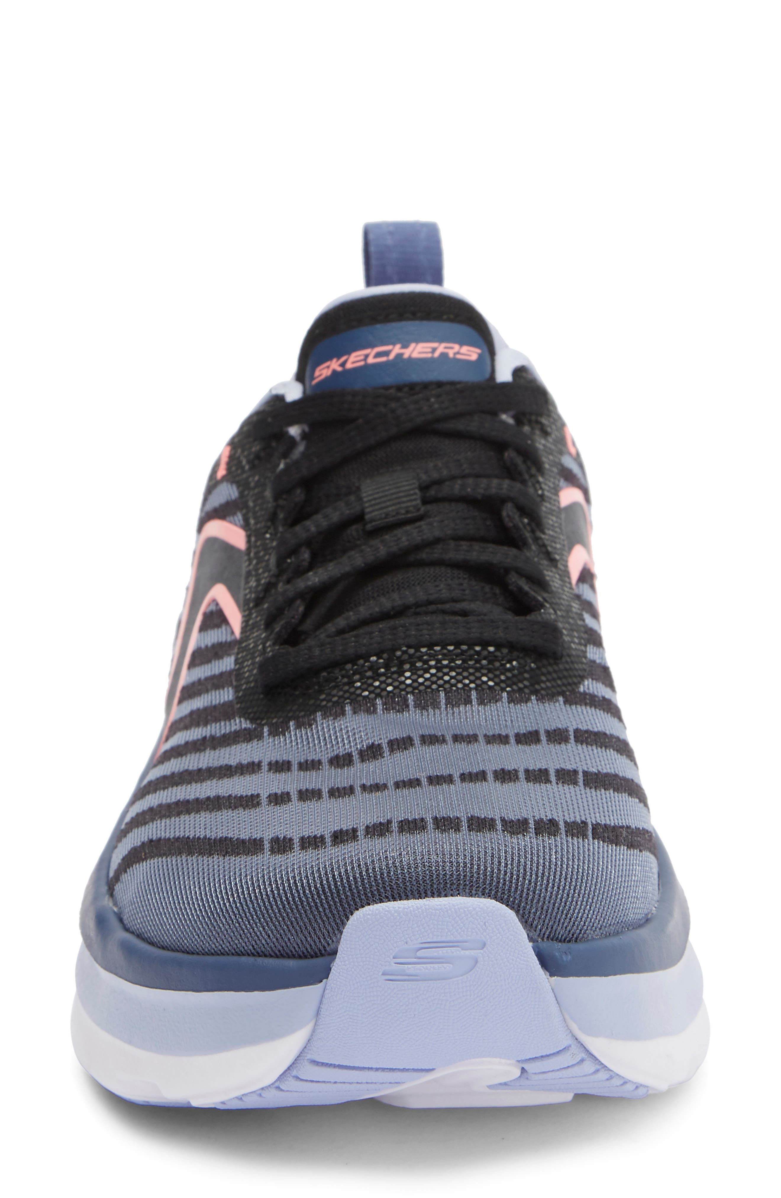 SKECHERS Relaxed Fit Deluxe Vapor Sneaker, Alternate, color, Black/ Purple/ Pink
