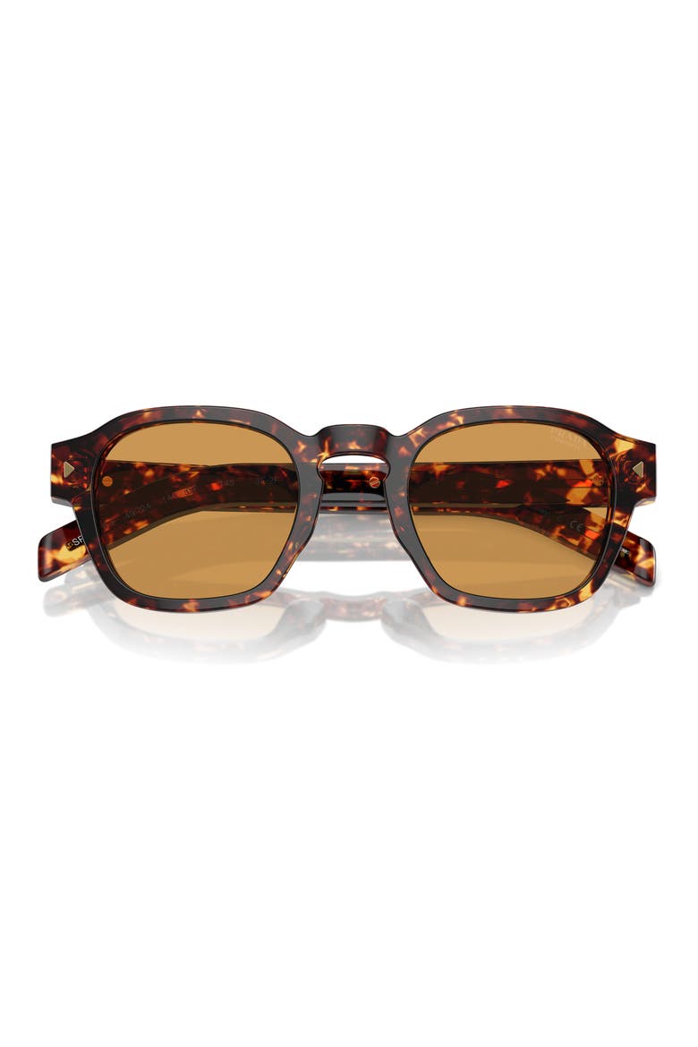 53mm Phantos Sunglasses, Alternate, color, BROWN