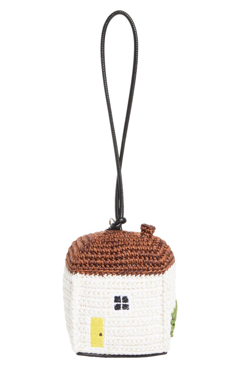 JW Anderson House Crochet Bag Charm, Alternate, color, 