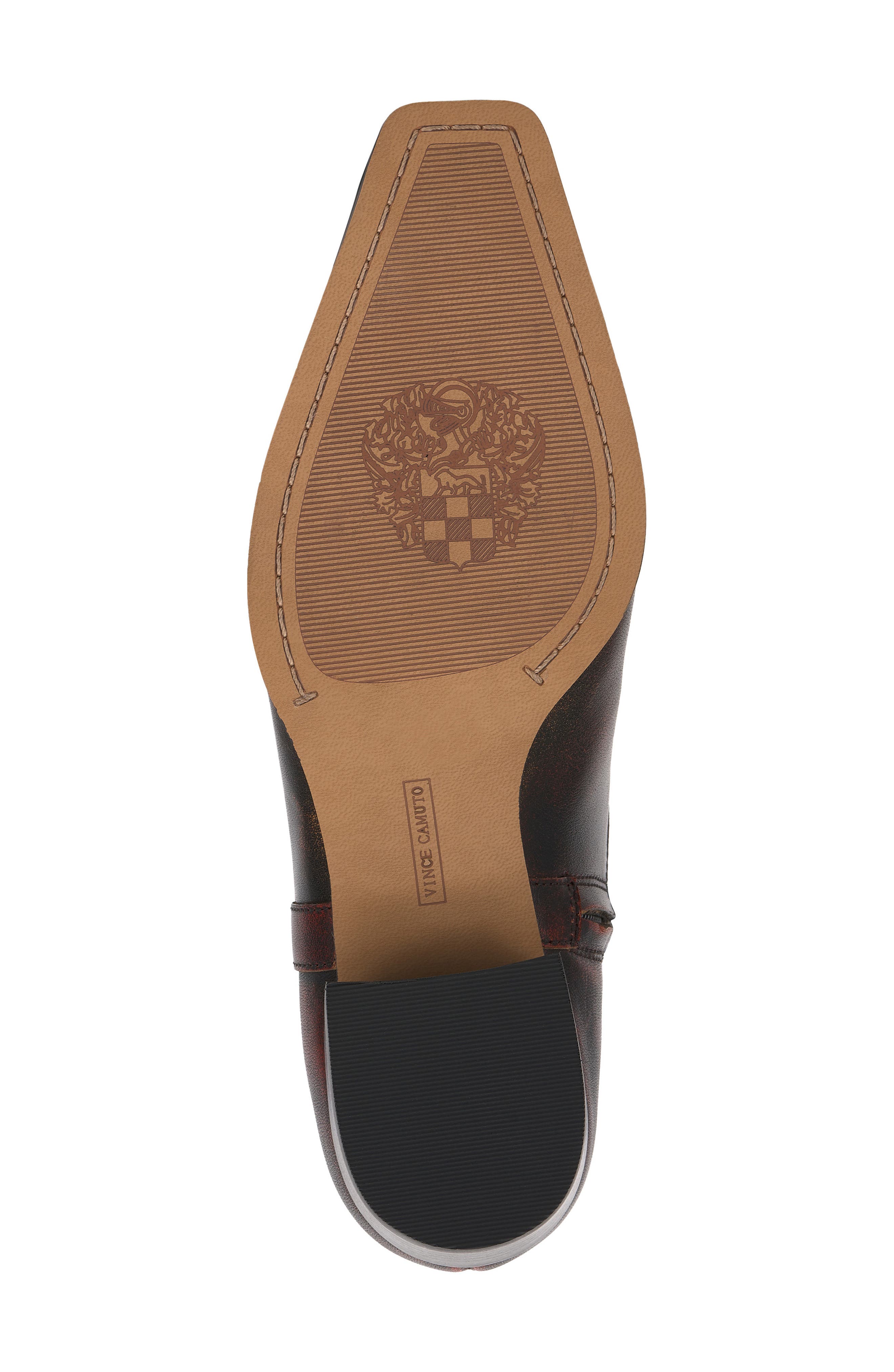 Vince Camuto Prilie Western Boot, Alternate, color, Dark Caramel