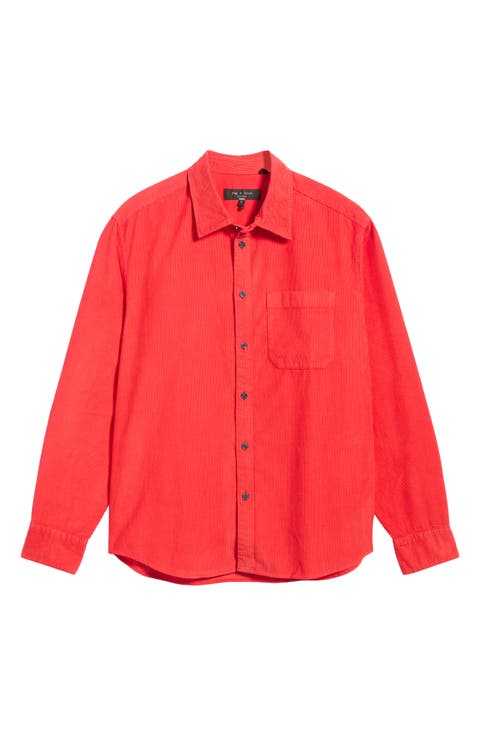Relaxed Corduroy Shirt Jacket