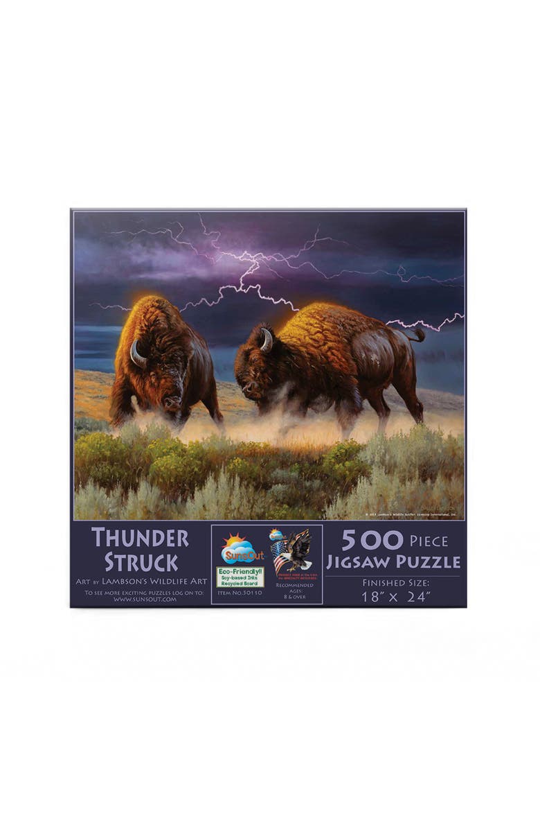 Sunsout Thunderstruck 500 piece Jigsaw Puzzle for Adults, Alternate, color, Multicolor