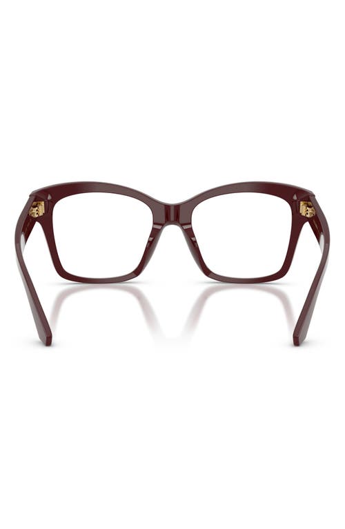 Dolce & Gabbana Eyewear Eyeglasses In Bordeaux