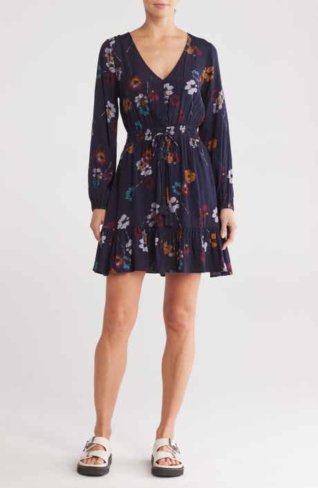 Lovestitch Long Sleeve Floral Print Dress