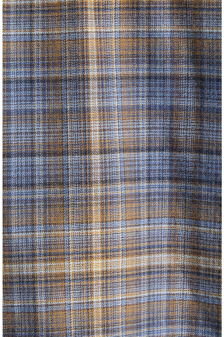 Plaid Cotton Overshirt, Alternate, color, BLUE PLAID