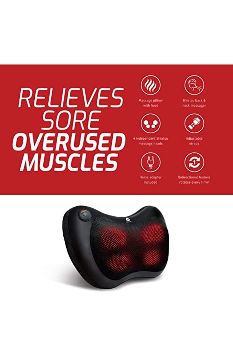 PURSONIC Ultimate Wellness Bundle 14 Essential Oils, Shiatsu Massager & Percussion Massage Gun, Alternate, color, Multicolor