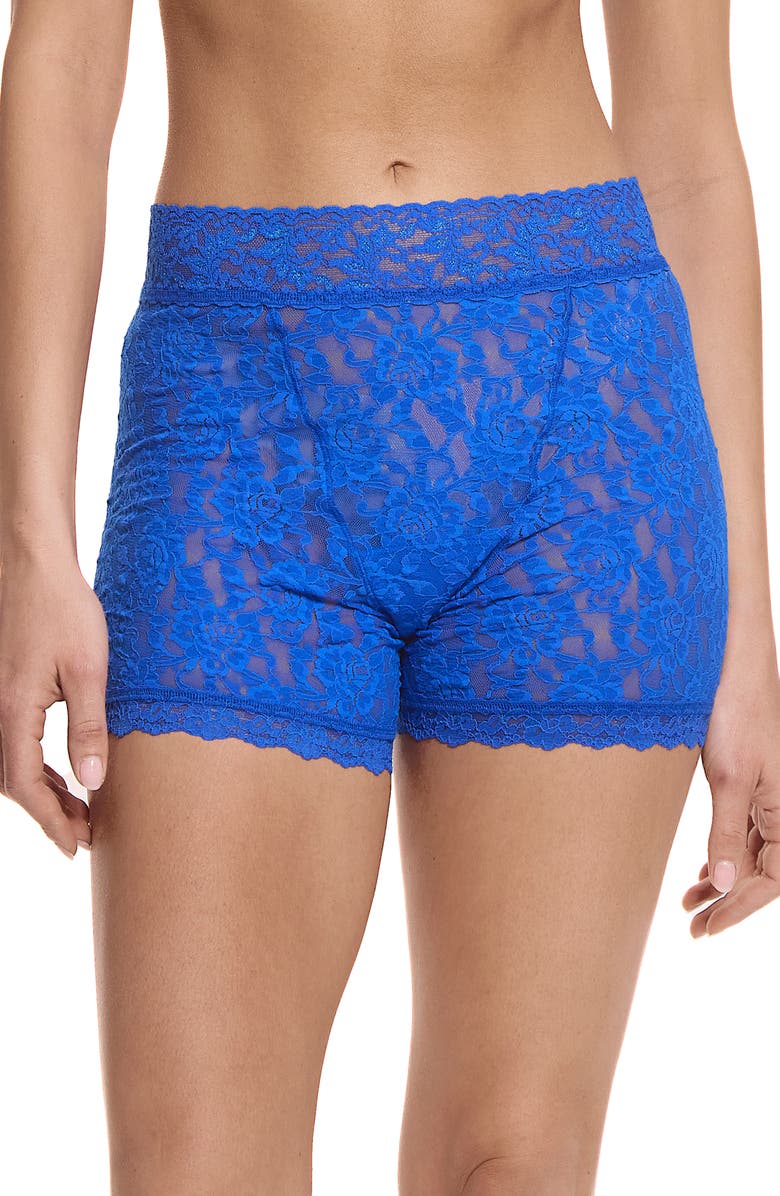 Hanky Panky Signature Lace Boxer Briefs, Main, color, Across The Pond