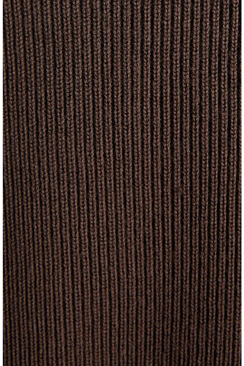 Mixed Media Cardigan, Alternate, color, KB870 DEEP BROWN