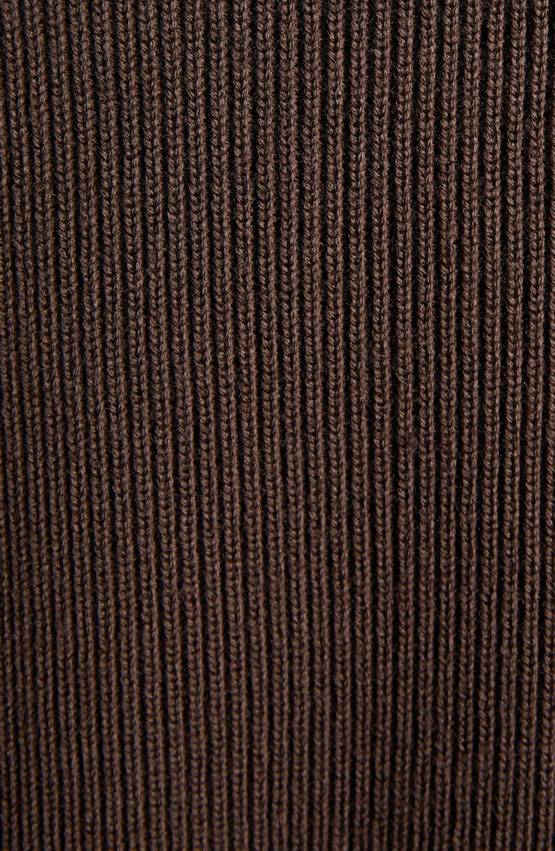 TOM FORD Mixed Media Cardigan, Alternate, color, Kb870 Deep Brown