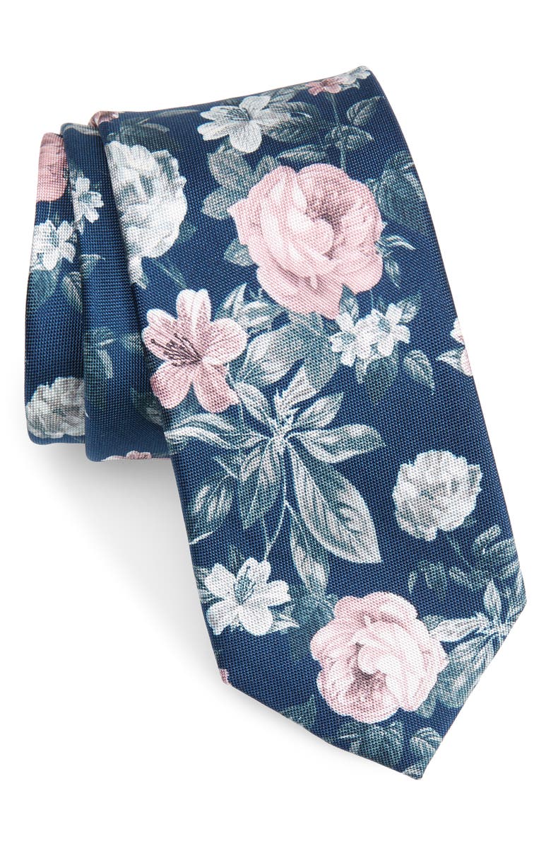 Ted Baker London Bouquet Floral Silk Tie, Main, color,