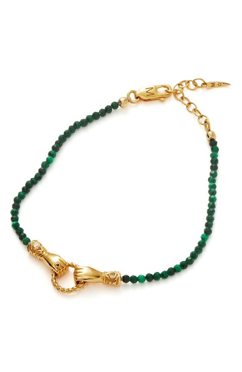 Missoma x Harris Reed Mini In Good Hands Beaded Bracelet, Alternate, color, 