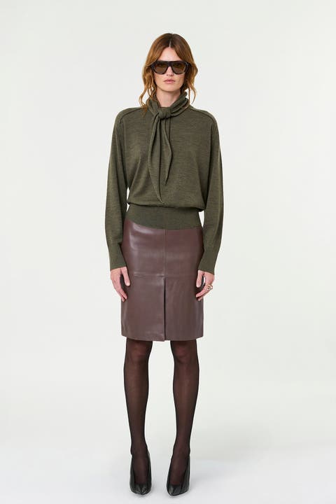 Veda Tie Neck Sweater