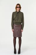 NICHOLAS Veda Tie Neck Sweater