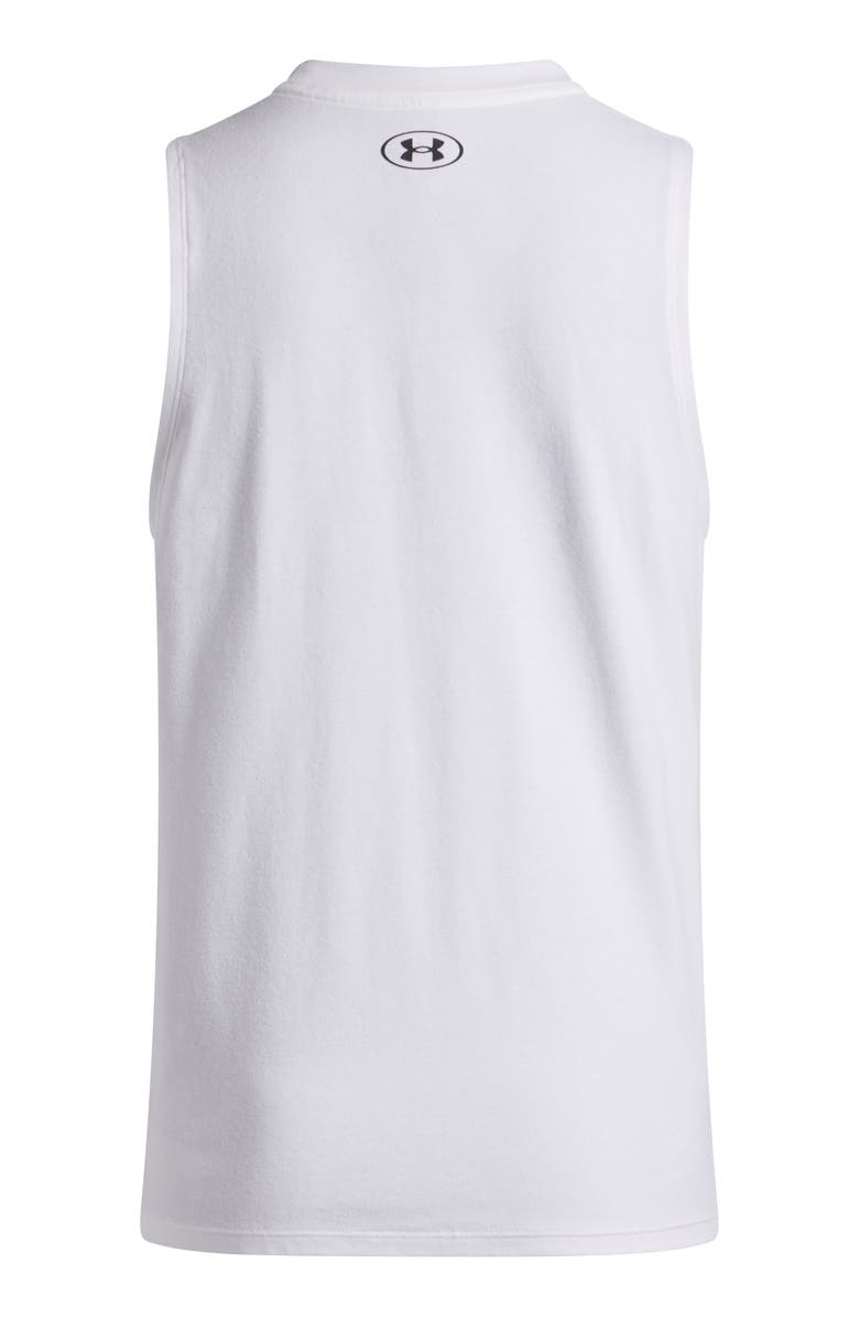 Under Armour Varsity U Tank, Alternate, color, White / / Black
