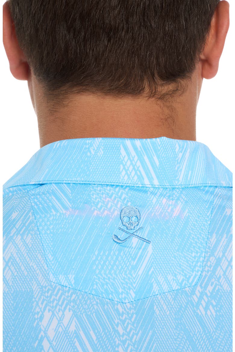 Beauford Short Sleeve Performance Golf Polo, Alternate, color, LIGHT BLUE