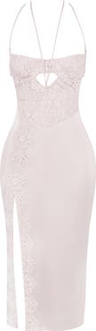 HOUSE OF CB Georgia Lace Cutout Body-Con Dress