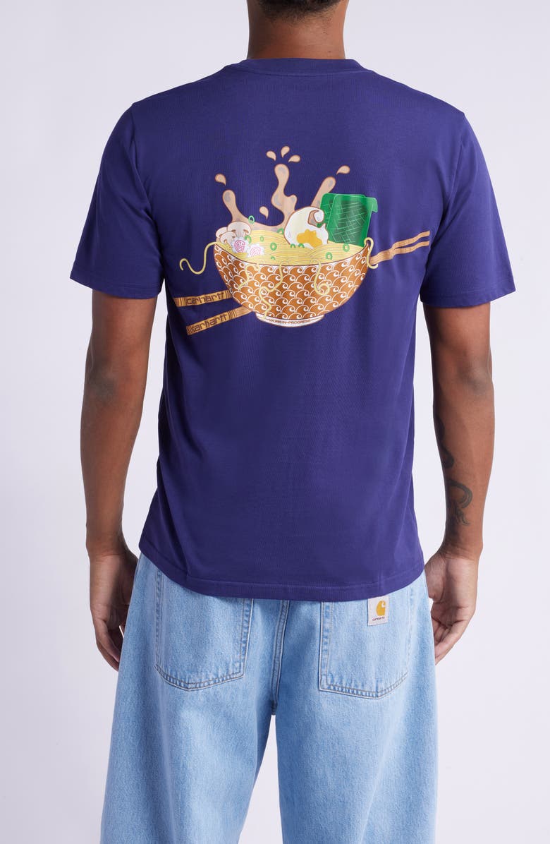 Carhartt Work In Progress Noodle Soup Organic Cotton Graphic T-Shirt, Alternate, color, 