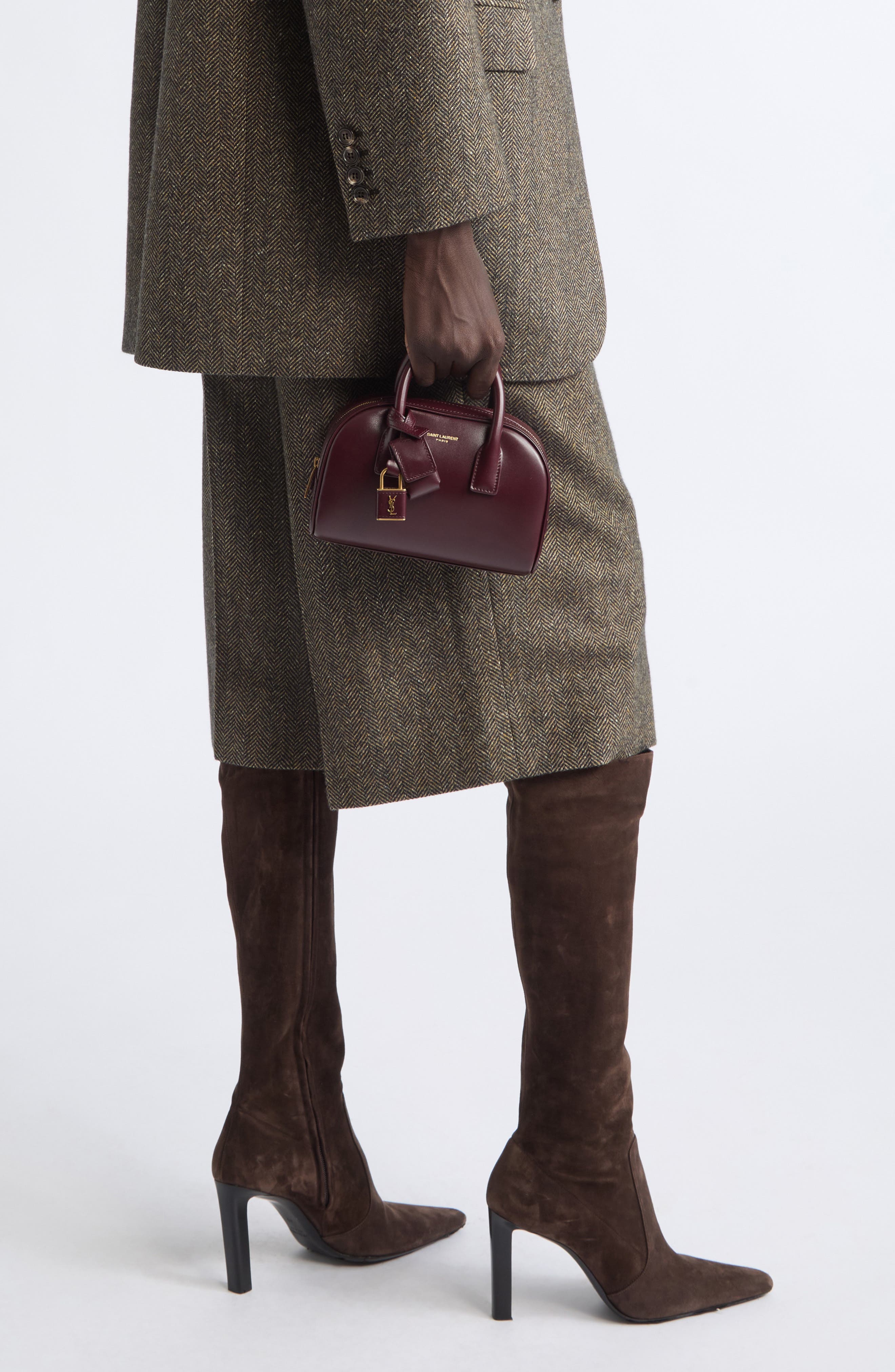 Mini Sac de Jour Boston Satchel, Alternate, color, ROUGE CABERNET