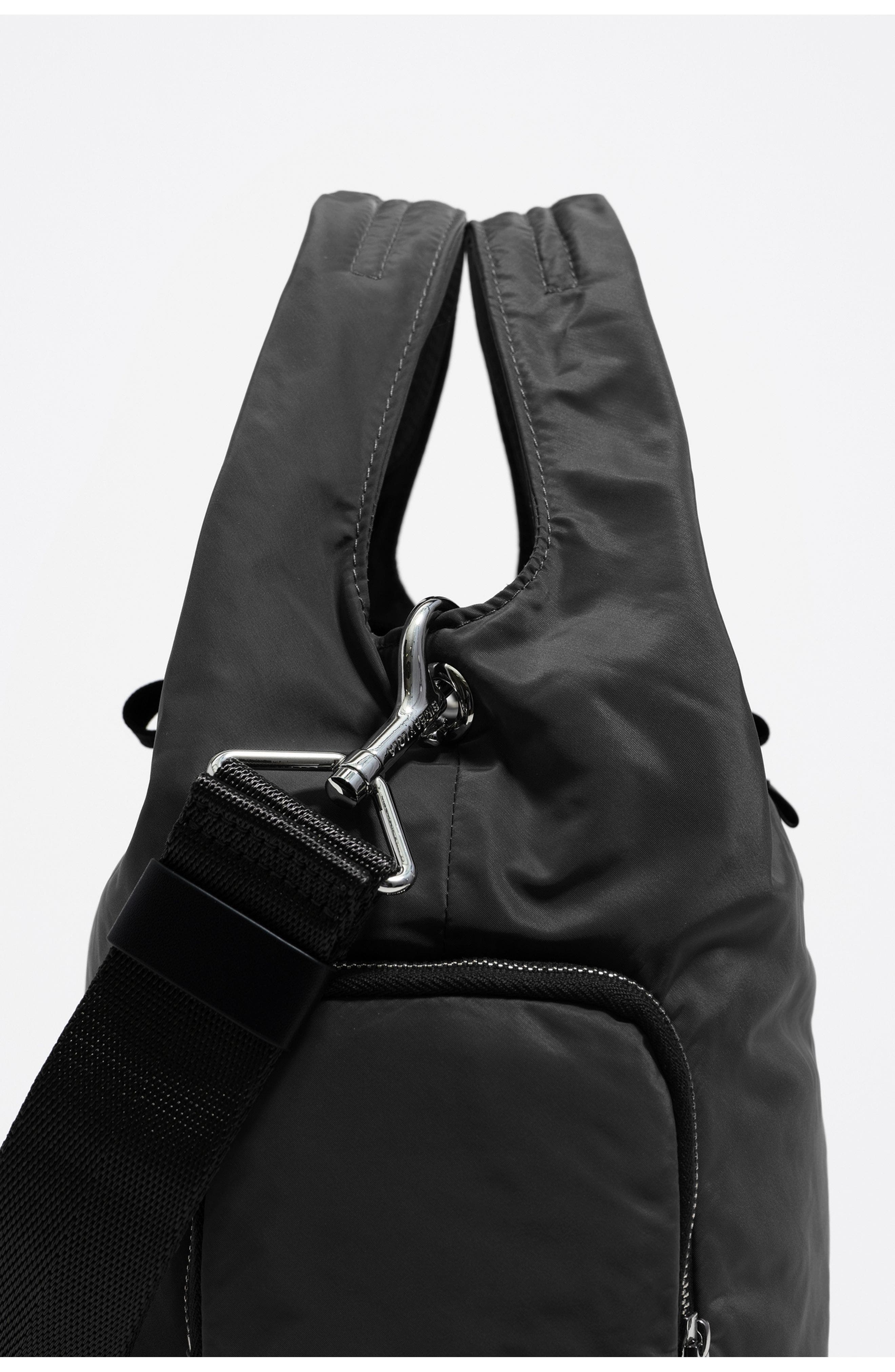 Bimba y Lola Medium Pocket Paper Bag, Alternate, color, Charcoal