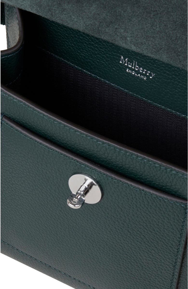 Mulberry Small Antony Leather Crossbody Bag, Alternate, color, Mulberry Green