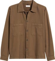 FRAME Textured Terry Double Pocket Overshirt