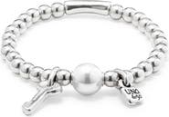 UNODE50 Luna Pearl and Charms Bracelet