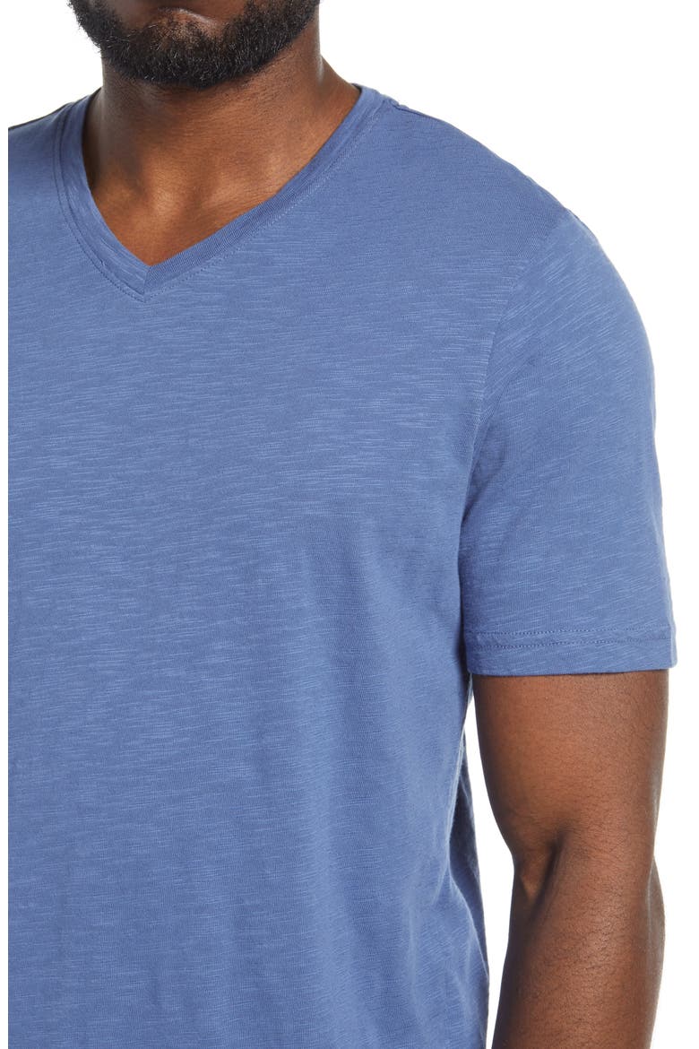 V-Neck T-Shirt, Alternate, color, BLUE FJORD
