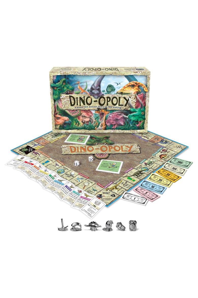 Dinoopoly Monopoly Board Game, Main, color, Multicolored