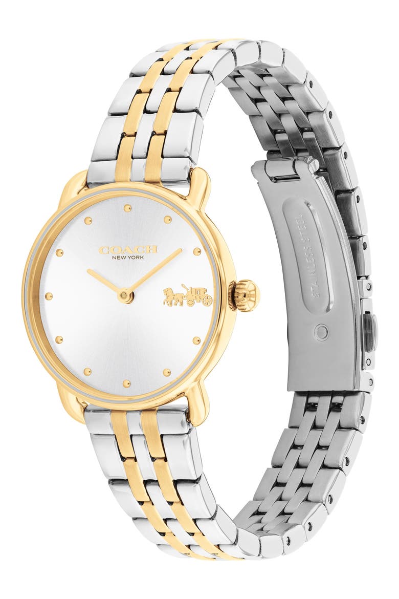 Elliot Bracelet Watch, 28mm, Alternate, color, SILVER