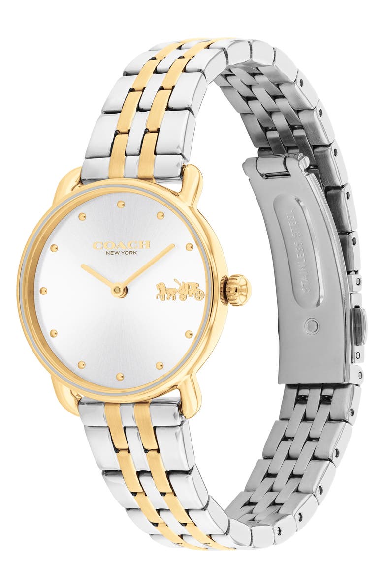 COACH Elliot Bracelet Watch, 28mm, Alternate, color, Silver