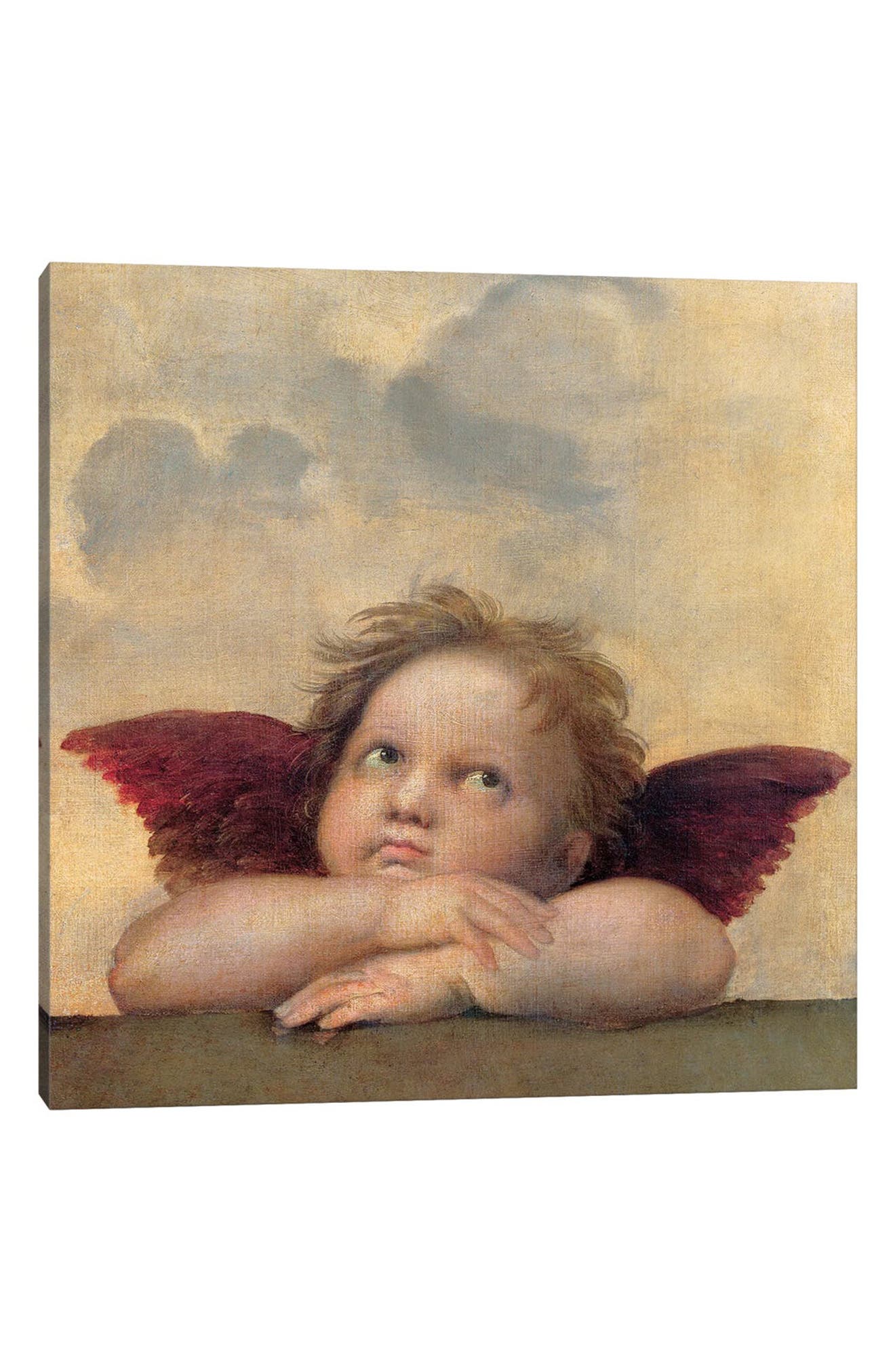iCanvas Angelo II - Madonna Sistina Canvas Art Print by Raphael, 26