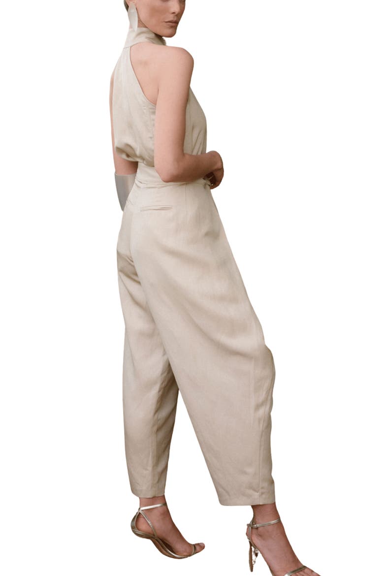 Trama Pants, Alternate, color, Beige