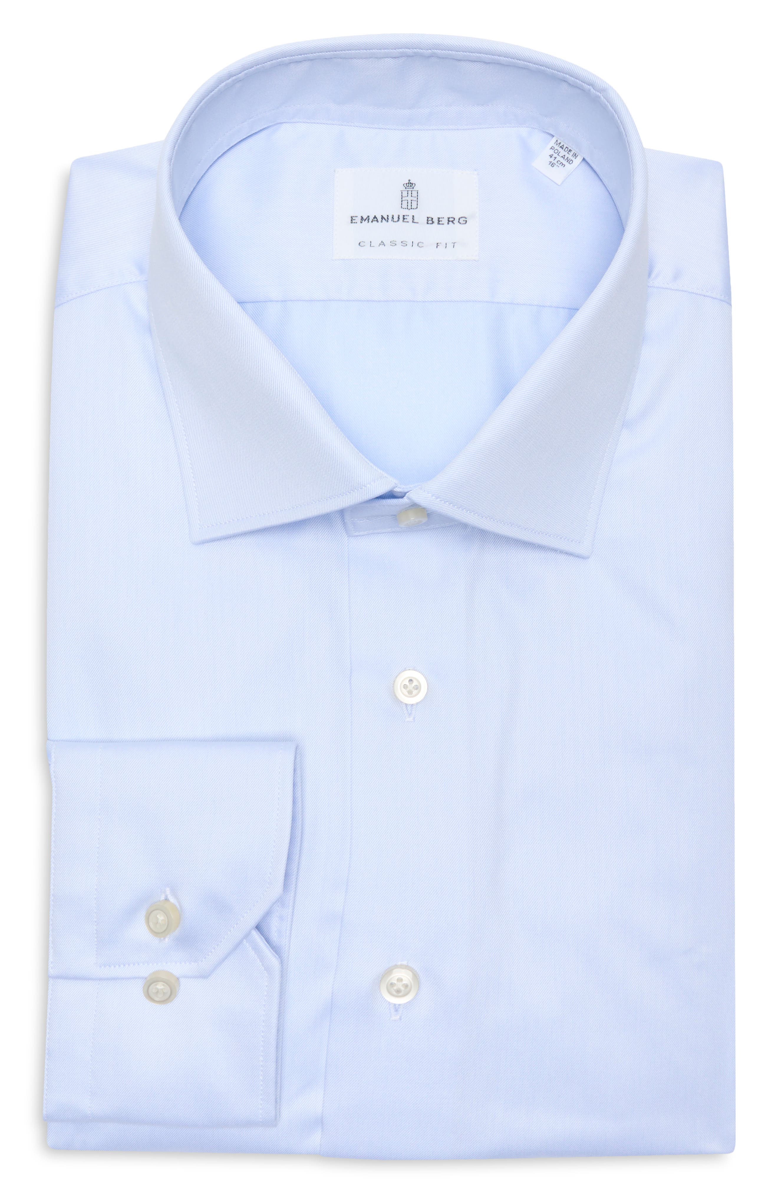 Emanuel Berg Traveller Modern Fit Dress Shirt