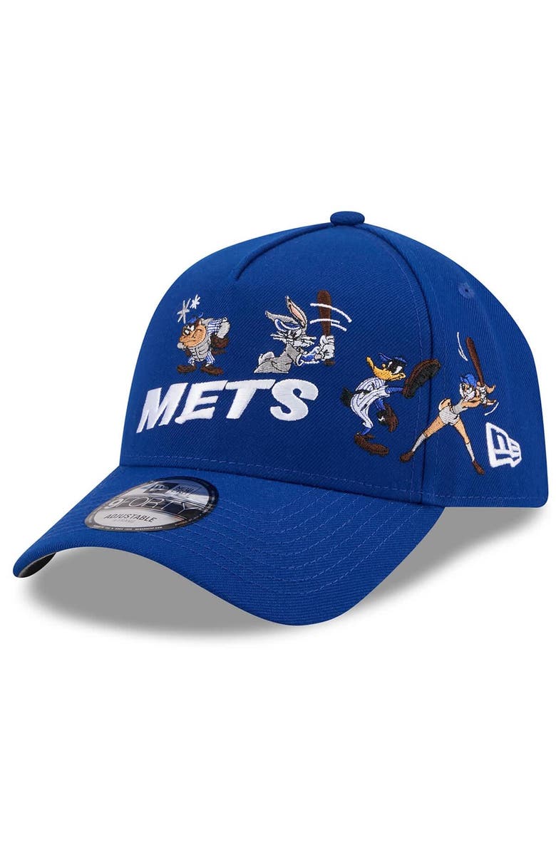 New Era Men's New Era Royal New York Mets Looney Tunes A-Frame 9FORTY Adjustable Hat, Alternate, color, Royal