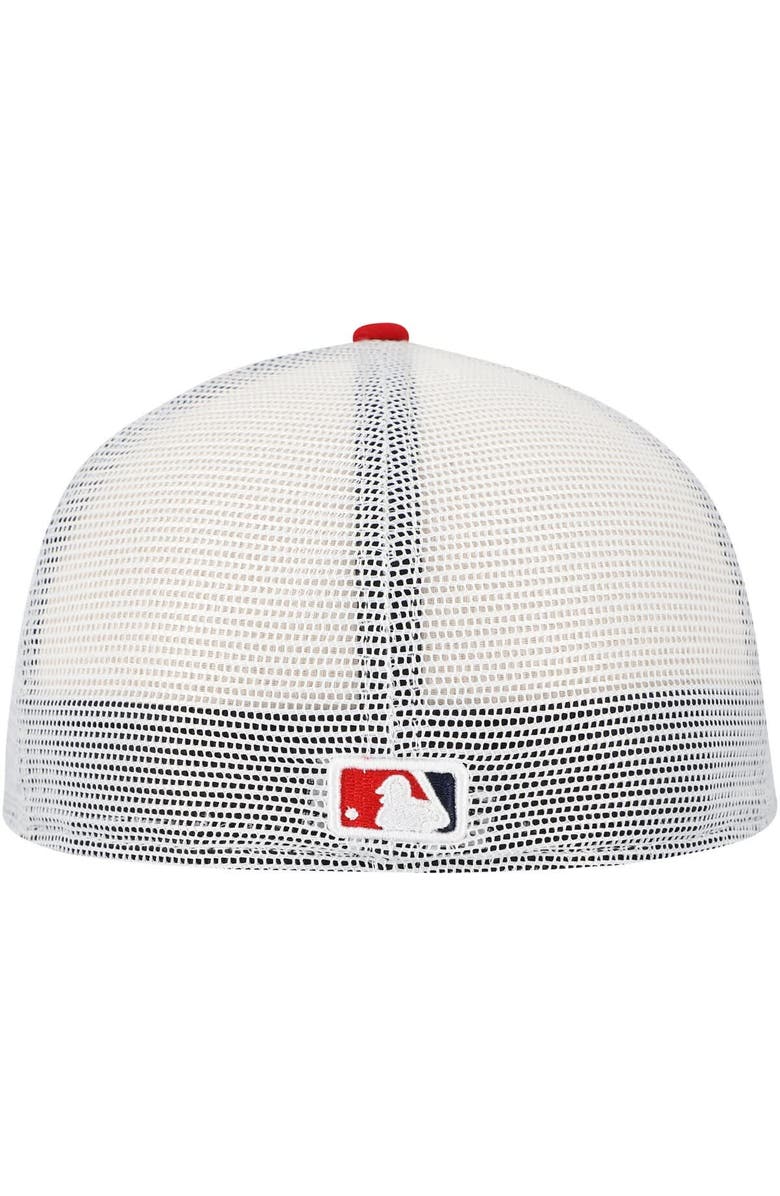 New Era Men's New Era Red Cincinnati Reds Team Color 59FIFTY Trucker Fitted Hat, Alternate, color, Red