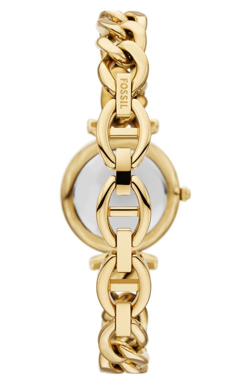 Fossil Carlie Watch, 28mm In Gold/abalone