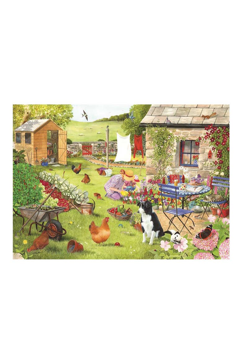 Grandma's Garden Big 500-Piece Jigsaw Puzzle, Alternate, color, NONE