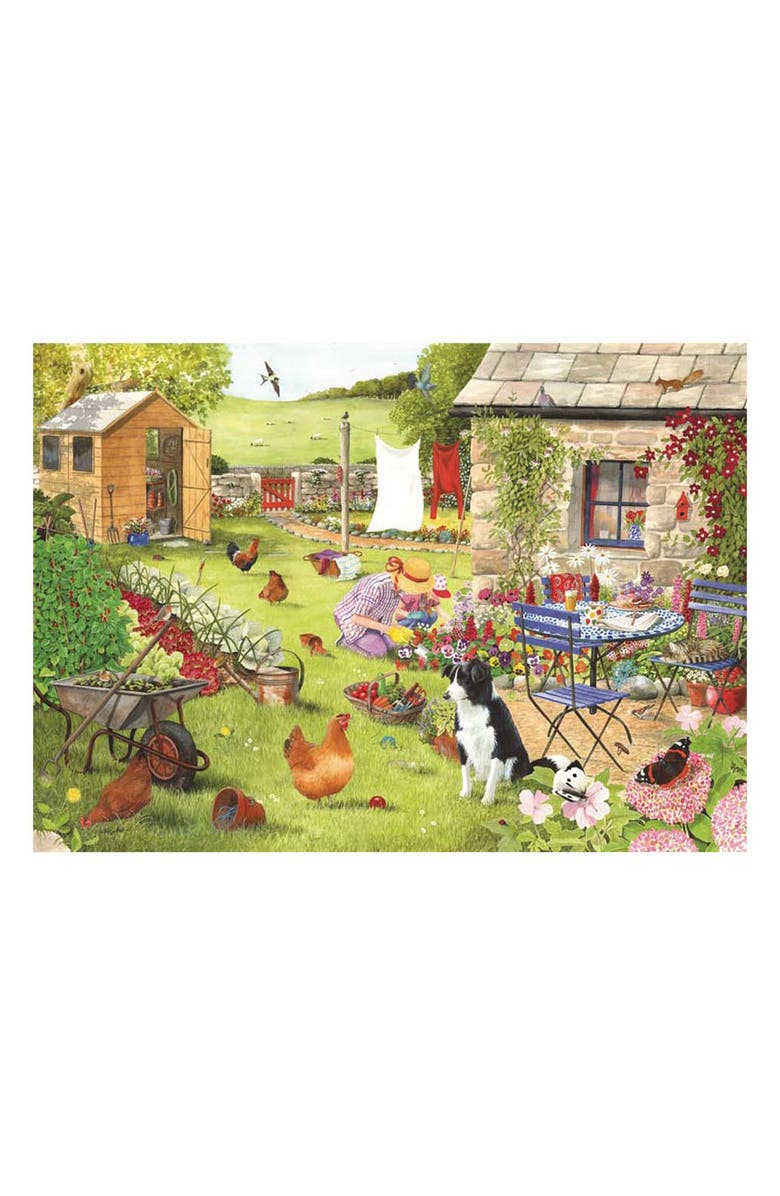 The House of Puzzles Grandma's Garden Big 500-Piece Jigsaw Puzzle, Alternate, color,