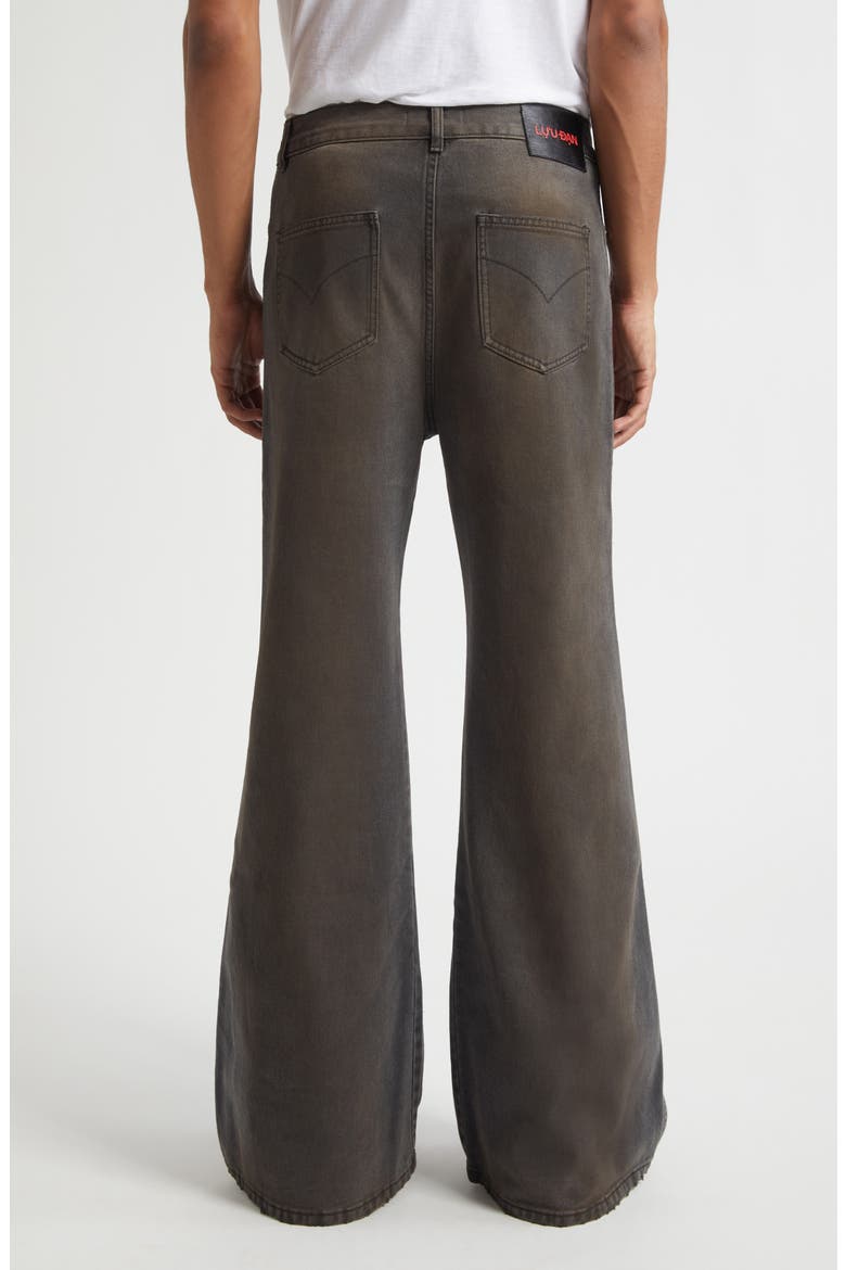 Phat Slouchy Flare Jeans, Alternate, color, DIRTY OUTCAST GREY