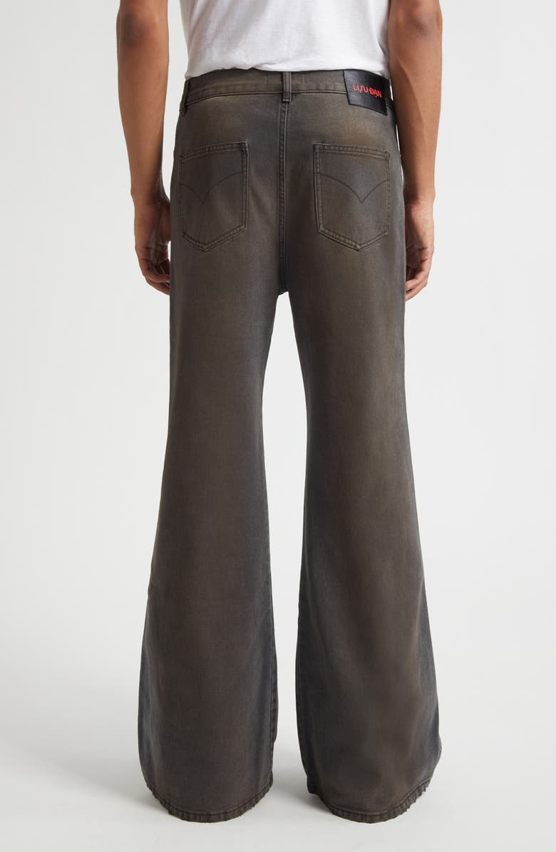 LU'U DAN Phat Slouchy Flare Jeans, Alternate, color, Dirty Outcast Grey