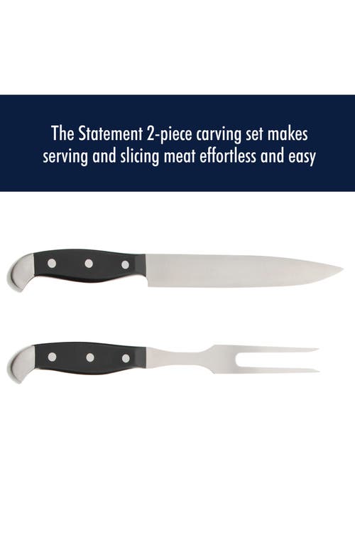 Henckels Cutlery Statement 2-piece Carving Knife Set In Black